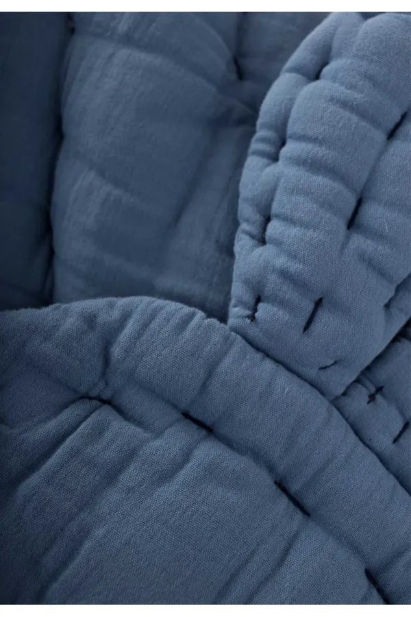 Tapis de jeu poire 80x100cm Bleu indigo