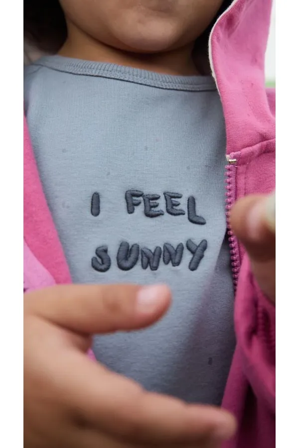 Nakışlı Sweatshırt 1-7 Yaş Mint Yeşil