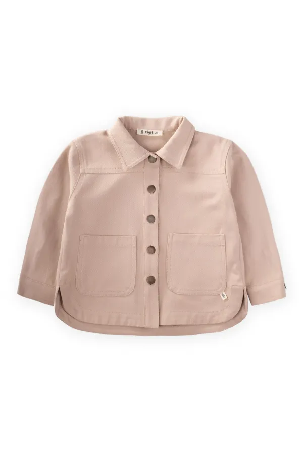 Veste en gabardine beige 2-7 ans