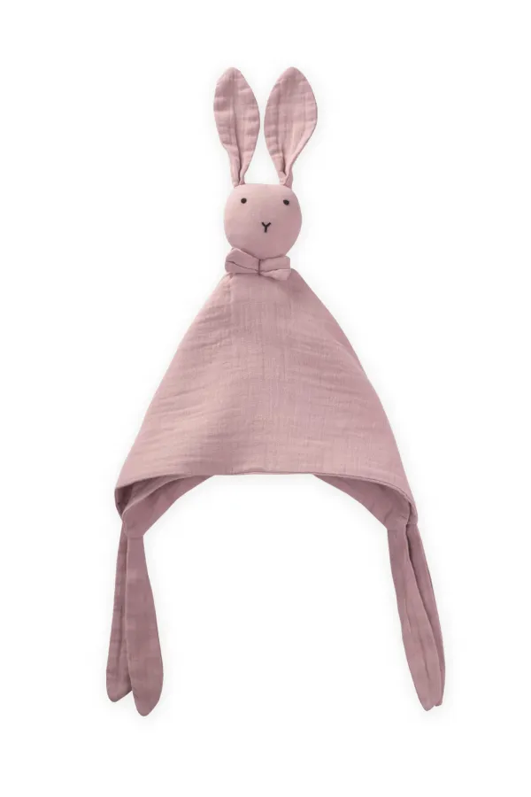 Rabbit Muslin Sleeping Companion (Washed) 40X40 cm Lilac