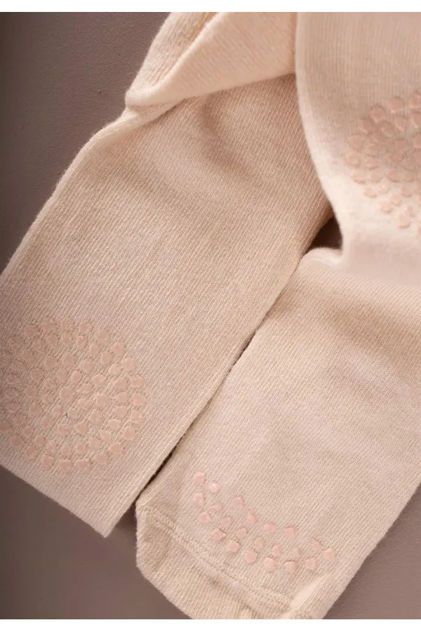 Emekleme Ve Kaymaz Külotlu Çorap 6-24 Ay Kum