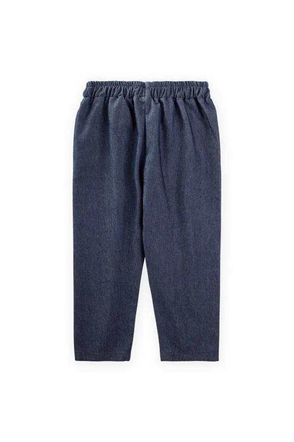 Pantalon à poches, bleu marine, 8-12 ans