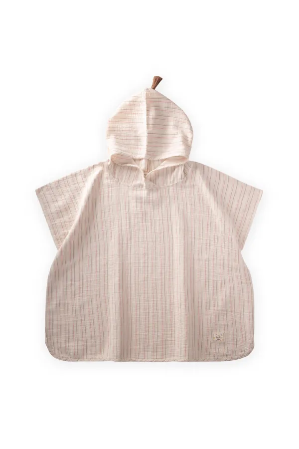 Muslin Poncho Standard Tile Striped