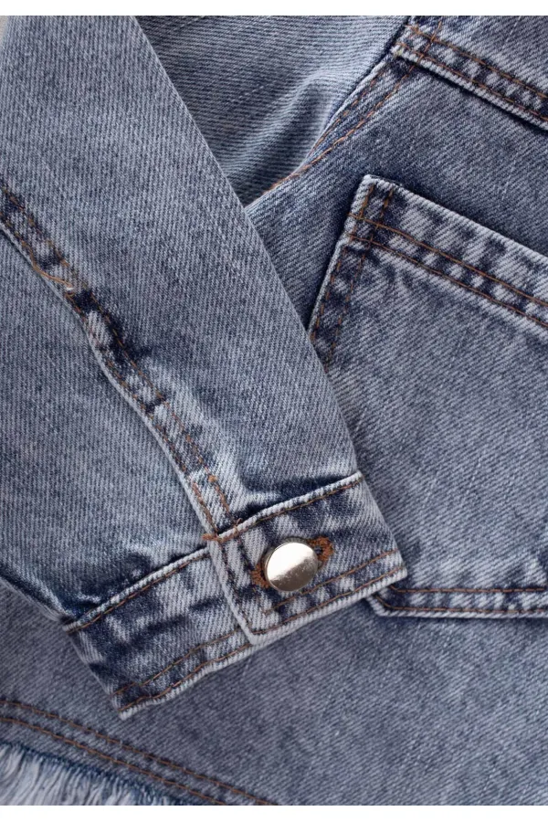 Kot Ceket 2-7 Yaş Mavi