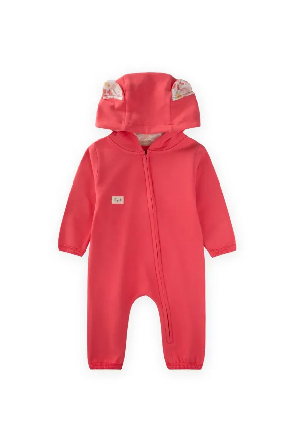 Zippered Overalls 0-3 Years Coral