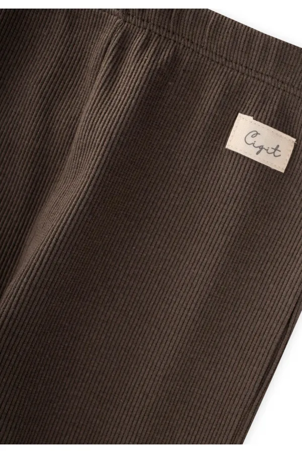 Tayt Pantolon 1-5 Yaş Kahverengi