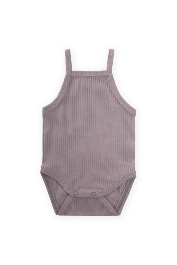 Askılı Zıbın 0-3 Yaş Lila