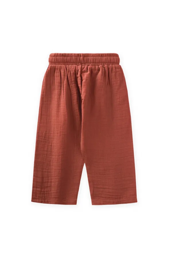 Müslin Pantolon 1-10 Yaş Rust