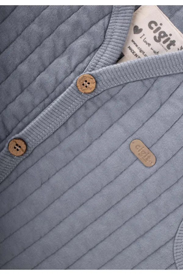 Quilted Vest, 0-4 Years, Mint Green