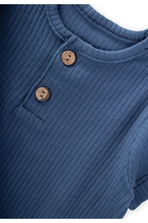 Fitilli Tulum 0-3 Yaş İndigo Mavi