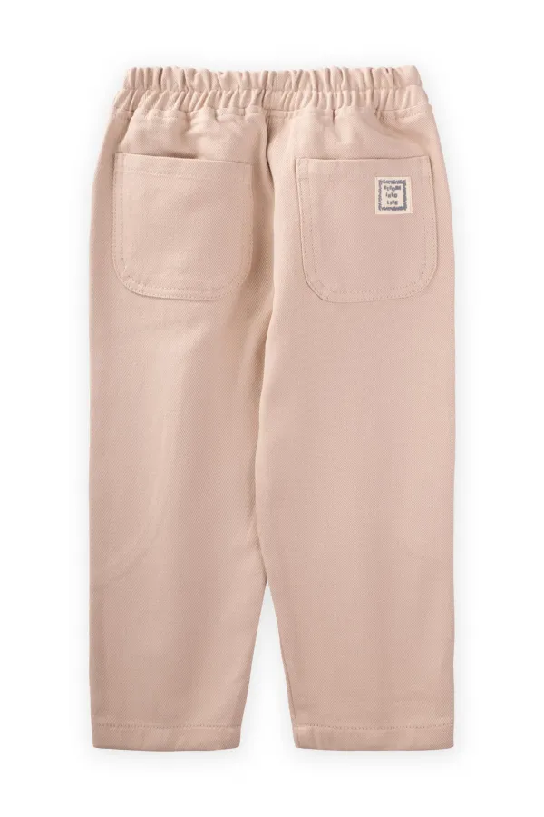 Pantalon en gabardine beige 2-7 ans