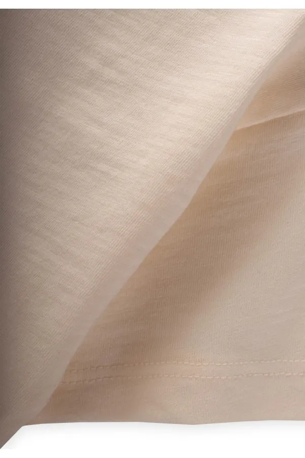 T-shirt basique pour bébé 0-3 ans écru