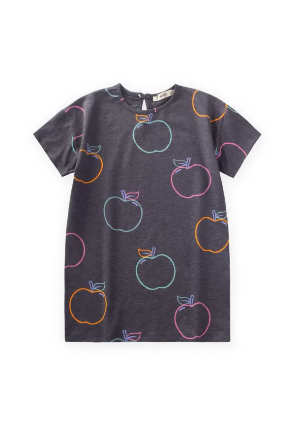 Tunic T-Shirt 4-12 Years Gray
