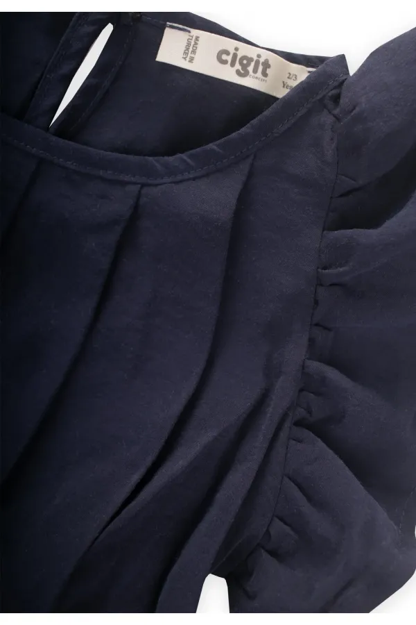 Blouse Pilikaşe 2-8 ans Bleu marine