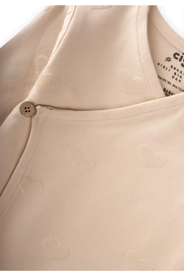 Kruvaze Takım 0-6 Ay Bej