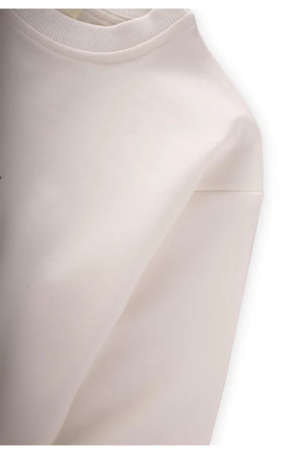 Basic Eşofman Takım 2-7 Yaş Kırık Beyaz