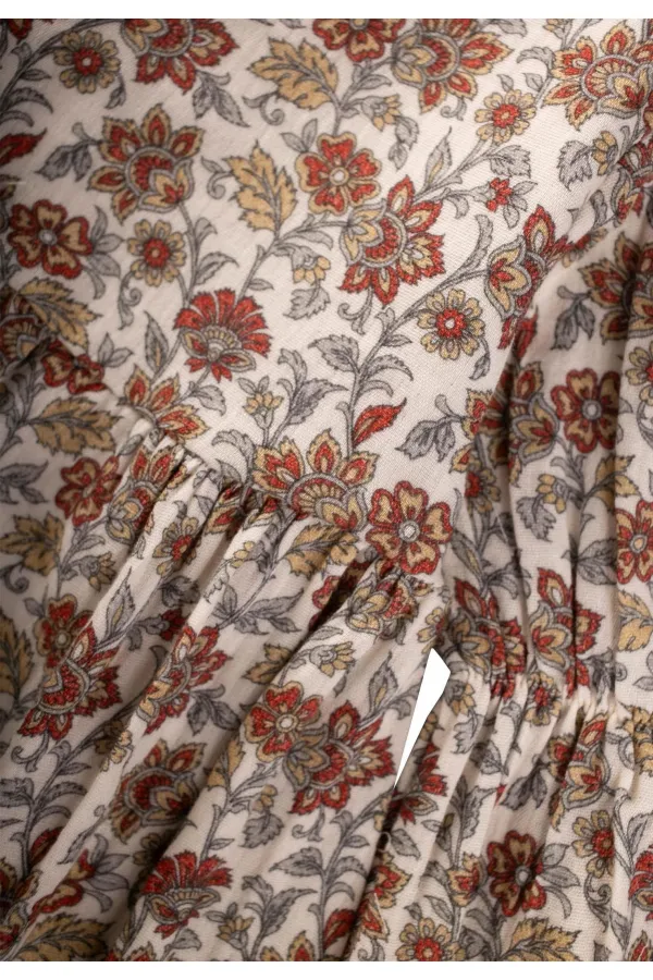 Elbise 4-12 Yaş Bej