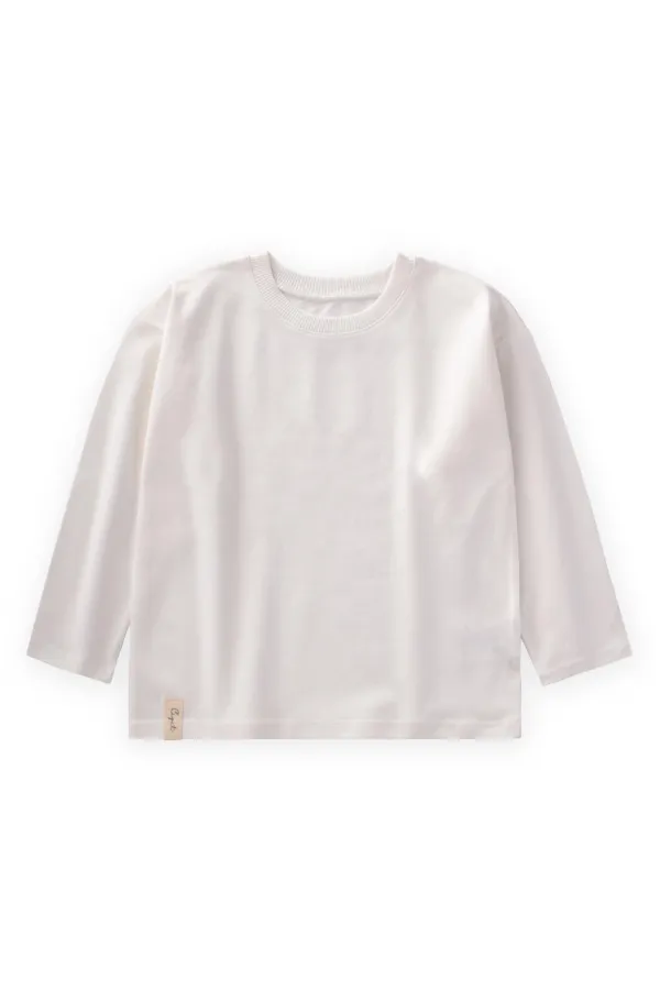 Mevsimlik Basic T-Shırt 2-10 Yaş Beyaz