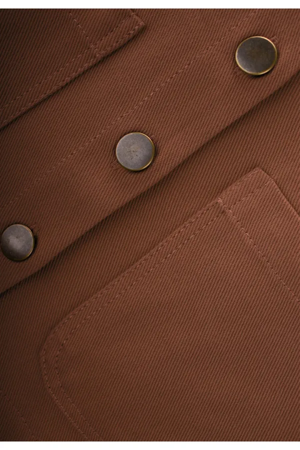 Gabardin Ceket 2-7 Yaş Kahve