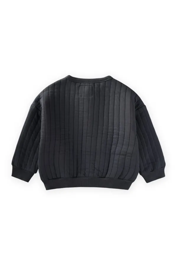 Kapitone Ceket 1-10 Yaş Antrasit