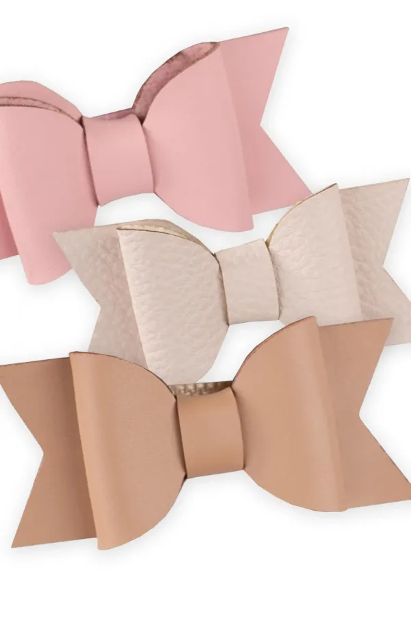 Üç Kurdeleli Toka Seti Karışık Renkli 1