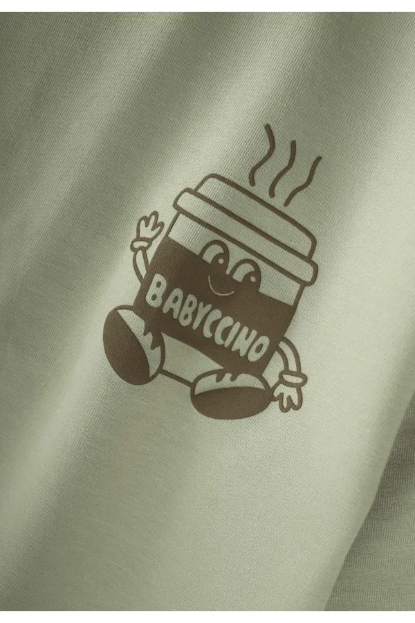 Ensemble chino imprimé Babyc 2-7 ans vert