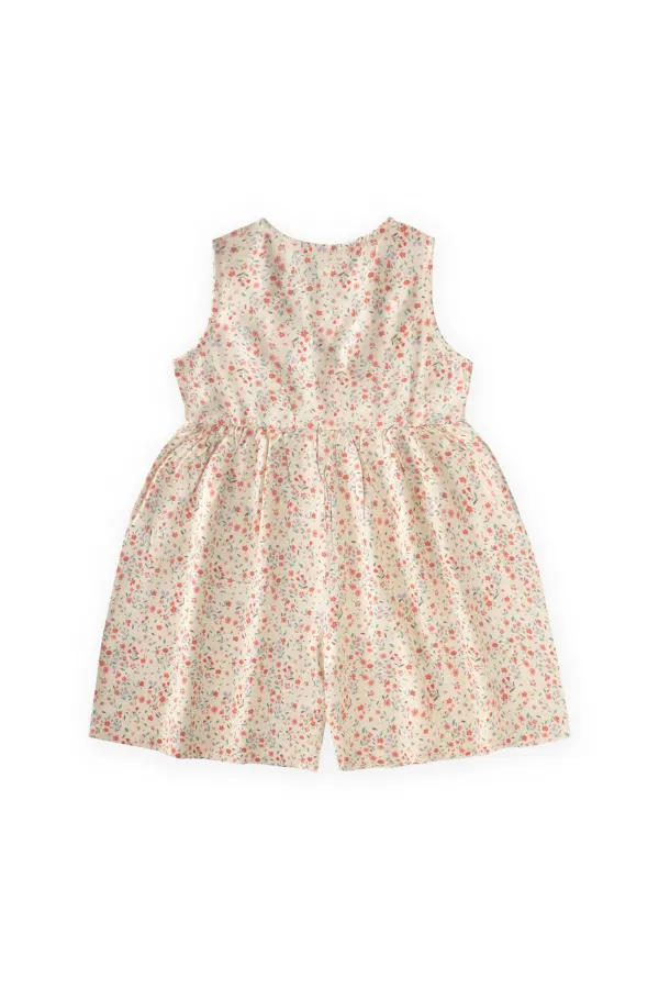 Combinaison en viscose à motifs, 2-8 ans, beige