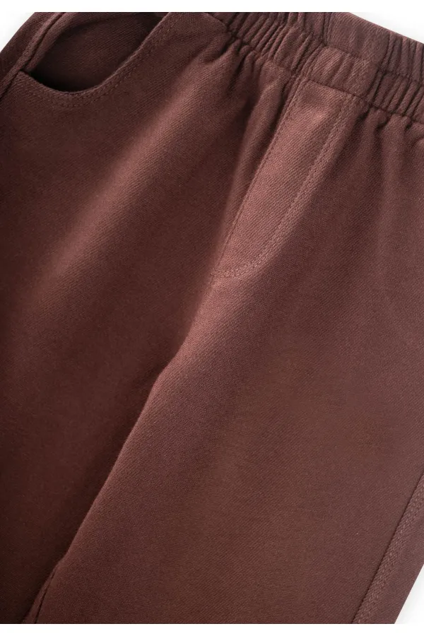 Baggy Pantolon 2-10 Yaş Bordo