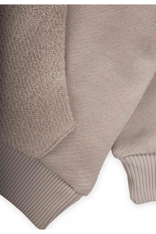 Hooded Sweatshirt 2-10 Years Old Stone