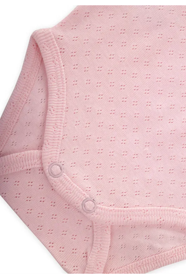 Üçlü Klimalı Zıbın 0-3 Yaş Pembe