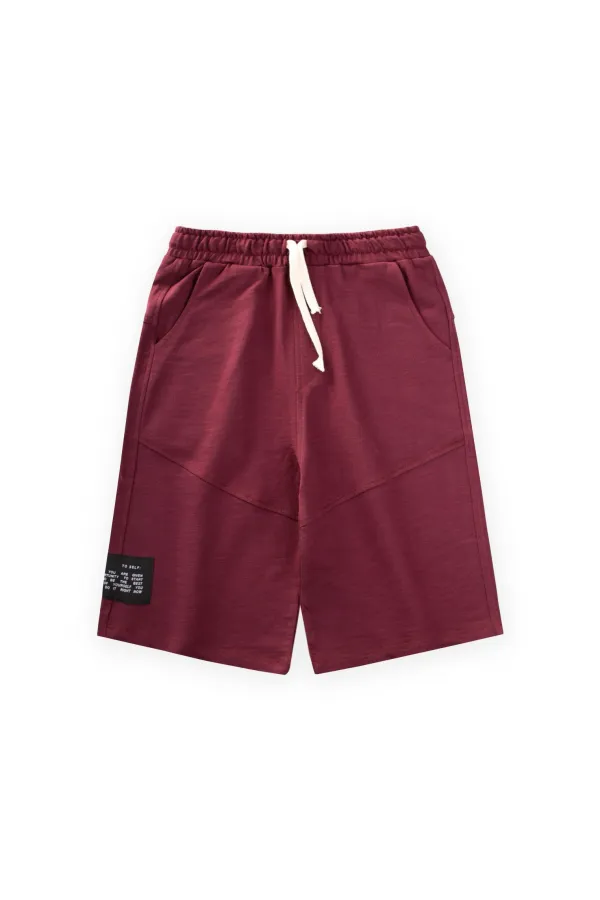 Pocket Capri 8-12 Years Claret Red