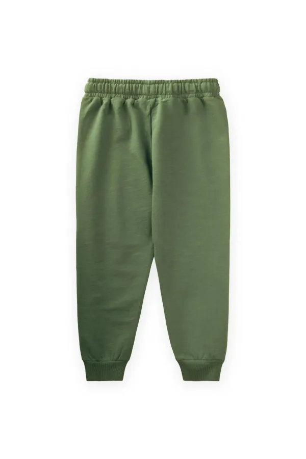 Seasonal Basic Tracksuit 2-10 Years Old Oil Green