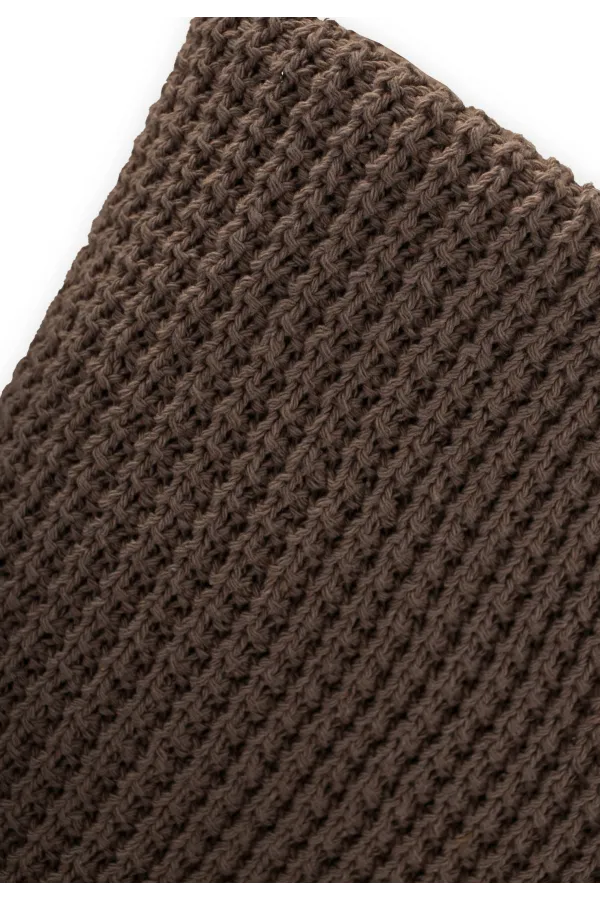 Thessaloniki Knit Blanket 80x100 (+/-5 cm) Coffee