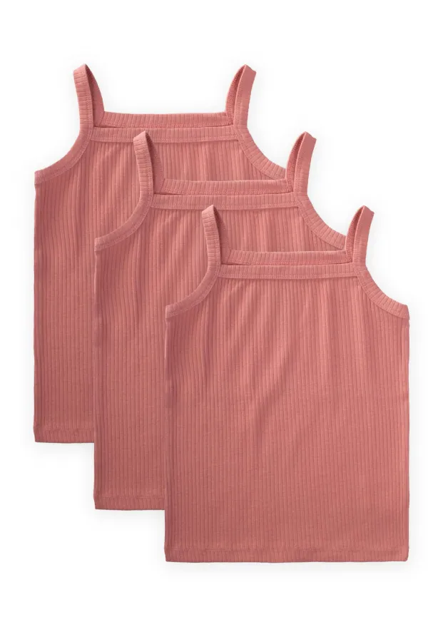 Triple Strap Undershirt 2-9 Years Old Baby's Mouth