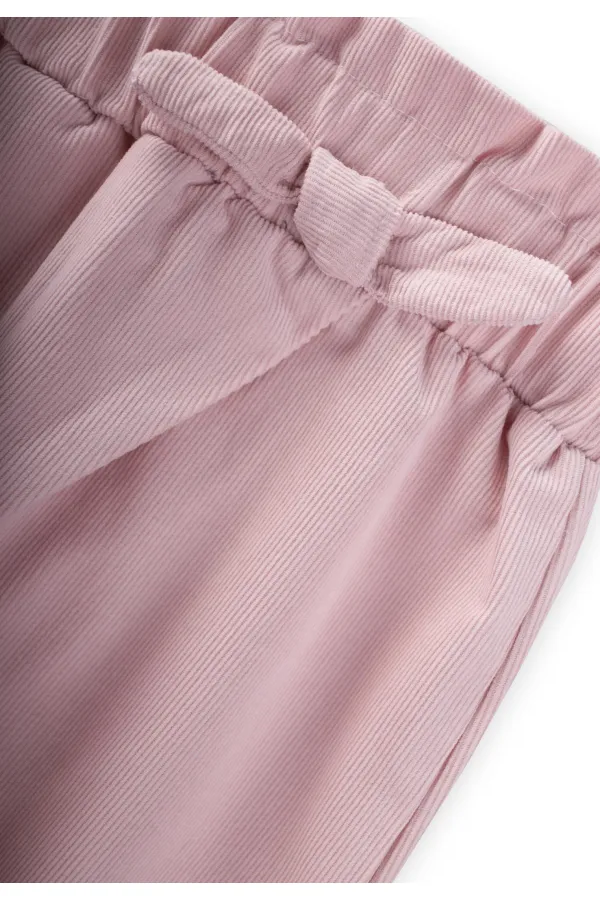 Pantalon shalwar pour bébé 0-3 ans rose poudré