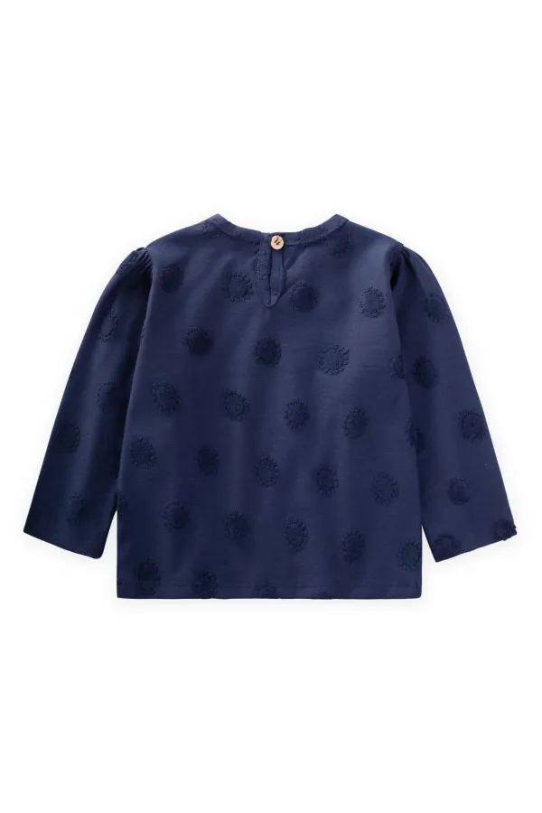 Süzene Güneş Desenli Sweatshirt 1-8 Yaş Lacivert Süzene Güneş Desenli Sweatshirt 1-8 Yaş Lacivert