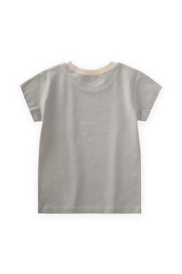 Palm Printed T-Shirt 2-8 Years Old Mint Green