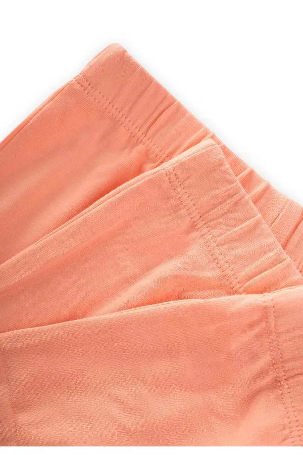 Üçlü Kız Boxer Set 2-9 yaş somon