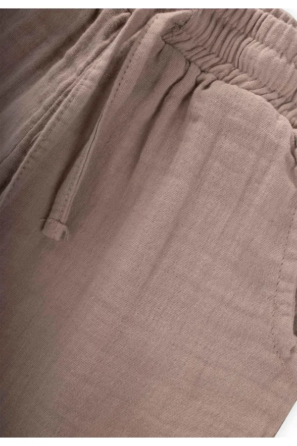 Capri en mousseline biologique 8-12 ans, taille S, couleur vison