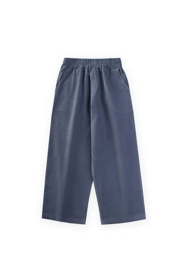 Kadife Pantolon 4-12 Yaş Lacivert