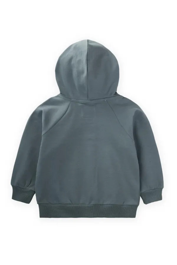 Gilet à capuche zippé pour enfants de 1 à 14 ans, vert amande Gilet à capuche zippé pour enfants de 1 à 14 ans, vert amande