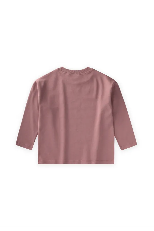 Etiket Detaylı Mevsimlik T-Shırt 2-10 Yaş Bakır