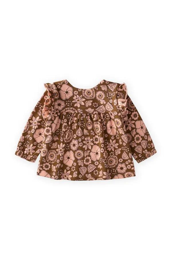 Gilet oversize à motifs, 1-5 ans, vert