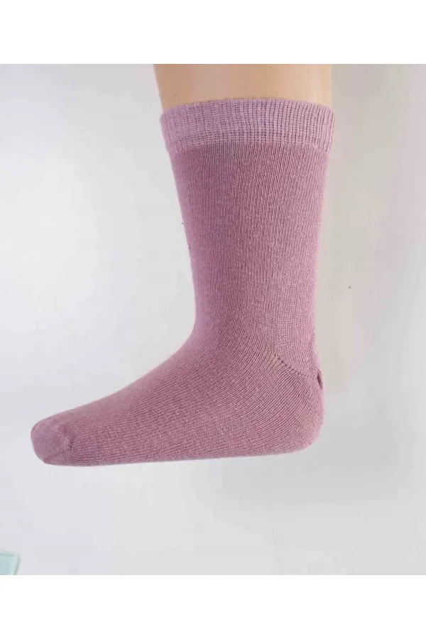 Çocuk Çorabı 2-9 Yaş gül kurusu