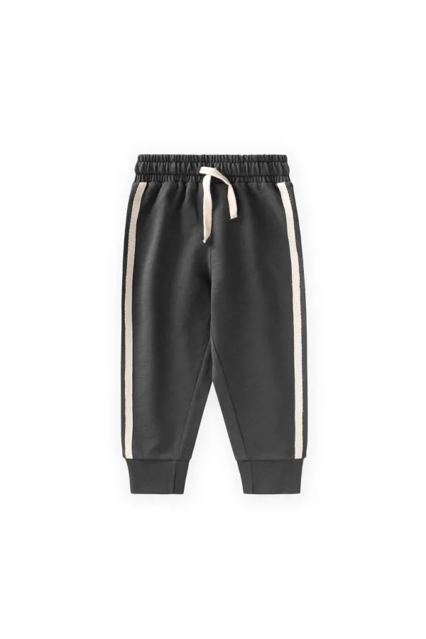 Şerit Detaylı Eşofman 1-10 Yaş Antrasit