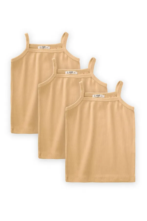 Débardeur à bretelles triples pour enfants de 2 à 9 ans