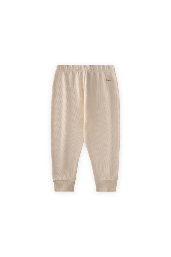 Tayt Pantolon 1-5 Yaş Ekru