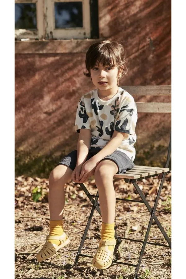 Ensemble de t-shirts imprimés cactus 2-8 ans écru