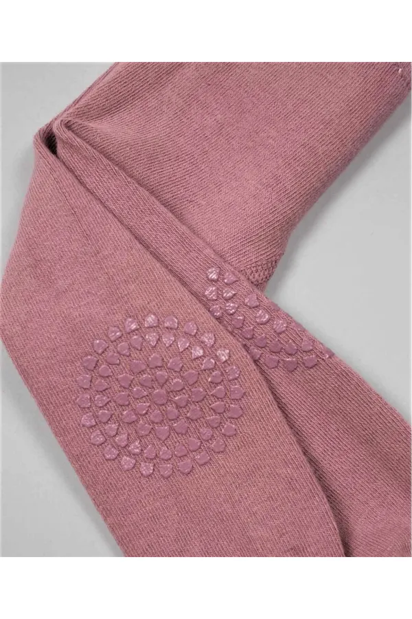 Emekleme Ve Kaymaz Külotlu Çorap 6-24 Ay Gül Kurusu