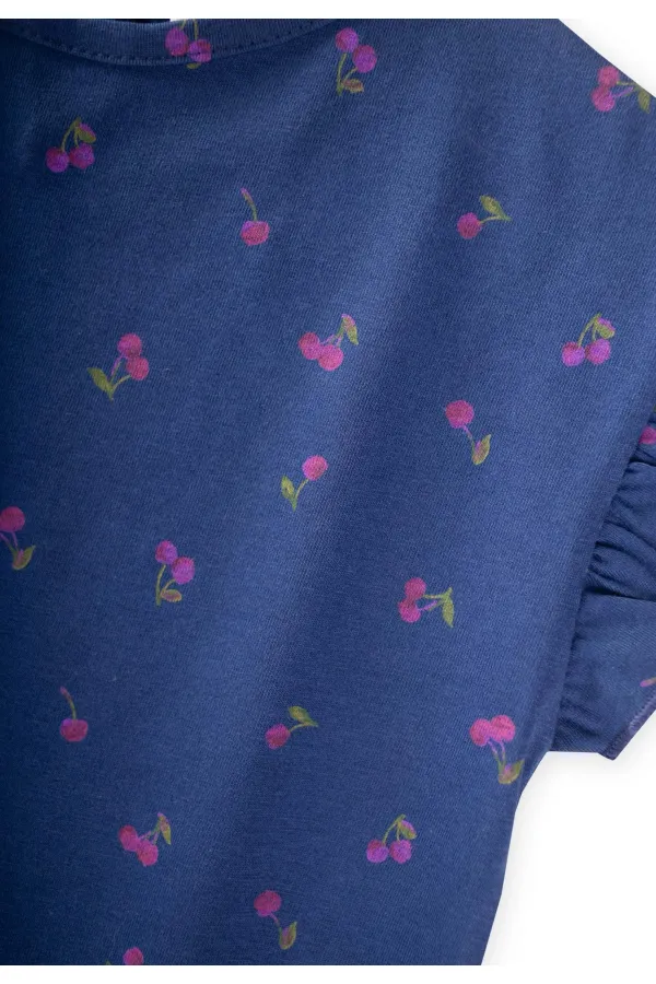 T-Shirt Set 1-8 Years Navy Blue